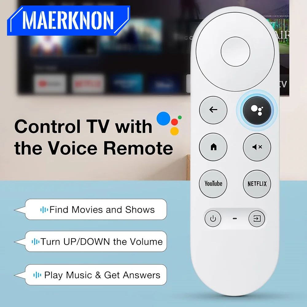 Smart TV Voice Bluetooth IR Remote Suitable For Google Box/Voice Set-Top Box Remote Control With YouTube And Netflix Shortcut Bu
Smart TV Voice Bluetooth IR Remote Suitable For Google Box/Voice Set-Top Box Remote Control With YouTube And Netflix Shortcut Bu