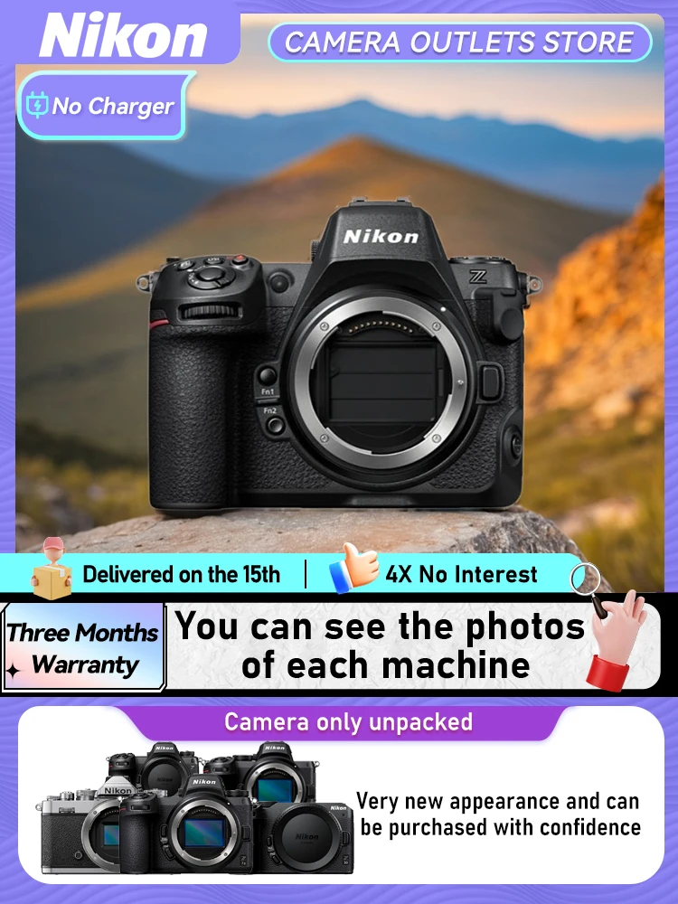 Nikon Z8 Full-Frame Mirrorless Camera Digital Compact Professional Photographer Photography 4K Video Cameras 45.71MP(Renewed)
Nikon Z8 Full-Frame Mirrorless Camera Digital Compact Professional Photographer Photography 4K Video Cameras 45.71MP(Renewed)