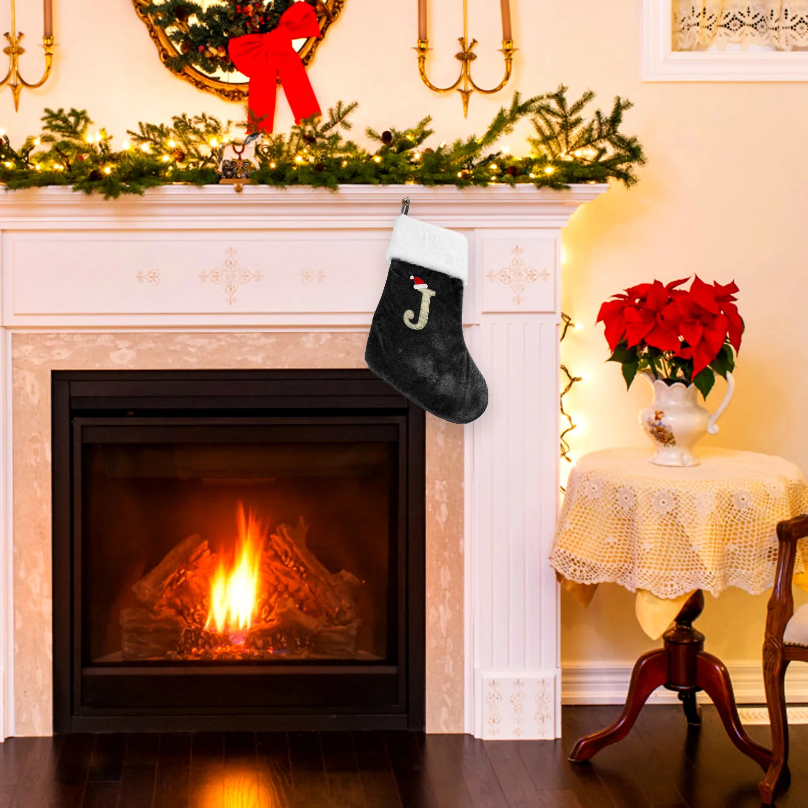 Xmas Stocking Comfortable Hanging Decoration Cartoon Design Christmas Fireplace Tree Gift Bag Candy Holder 
Xmas Stocking Comfortable Hanging Decoration Cartoon Design Christmas Fireplace Tree Gift Bag Candy Holder