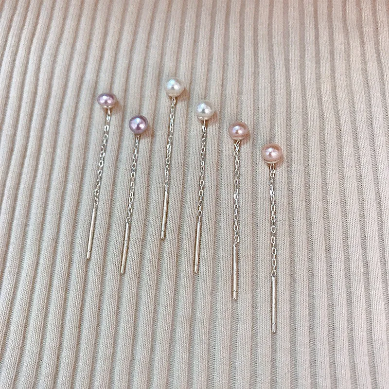 925 Sterling Silver Pearl Earring Chain Long Tassel Earrings For Women Elegant Gifts
925 Sterling Silver Pearl Earring Chain Long Tassel Earrings For Women Elegant Gifts