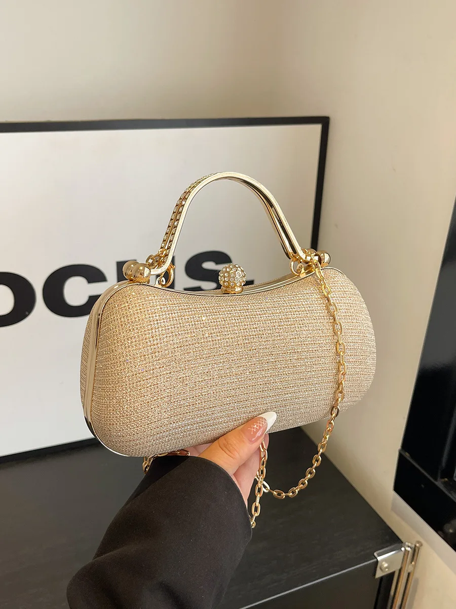 Wedding Bridal Beaded Women Evening Bag Dinner Bag Chain Shoulder Handbags Elegant Rhinestones Clutch Egg Shape Evening Bag
Wedding Bridal Beaded Women Evening Bag Dinner Bag Chain Shoulder Handbags Elegant Rhinestones Clutch Egg Shape Evening Bag