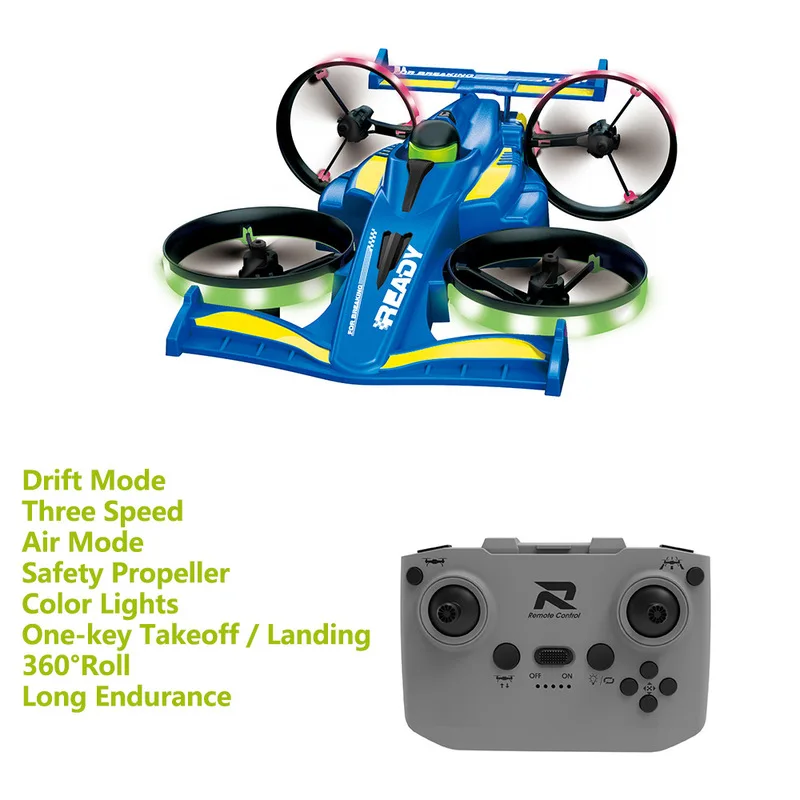 Fx-11 Light Strip Backward Dual-Mode Flying Car Land Drift Aircraft Stunt Drift Land Air Dual-Use Unmanned Aerial Vehicle
Fx-11 Light Strip Backward Dual-Mode Flying Car Land Drift Aircraft Stunt Drift Land Air Dual-Use Unmanned Aerial Vehicle