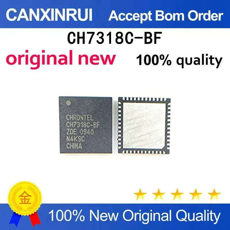 (5-100 pieces)CH7318C-BF CH7318C QFN48, brand new in stock CH7318CBF
(5-100 pieces)CH7318C-BF CH7318C QFN48, brand new in stock CH7318CBF