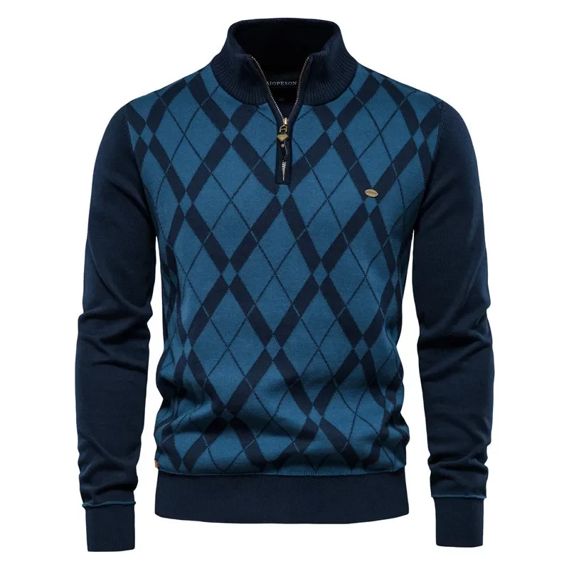 2023 Autumn New Half Zipper Long Sleeve Men's Sweater Casual European Size Fashion Men's Knitwear
2023 Autumn New Half Zipper Long Sleeve Men's Sweater Casual European Size Fashion Men's Knitwear