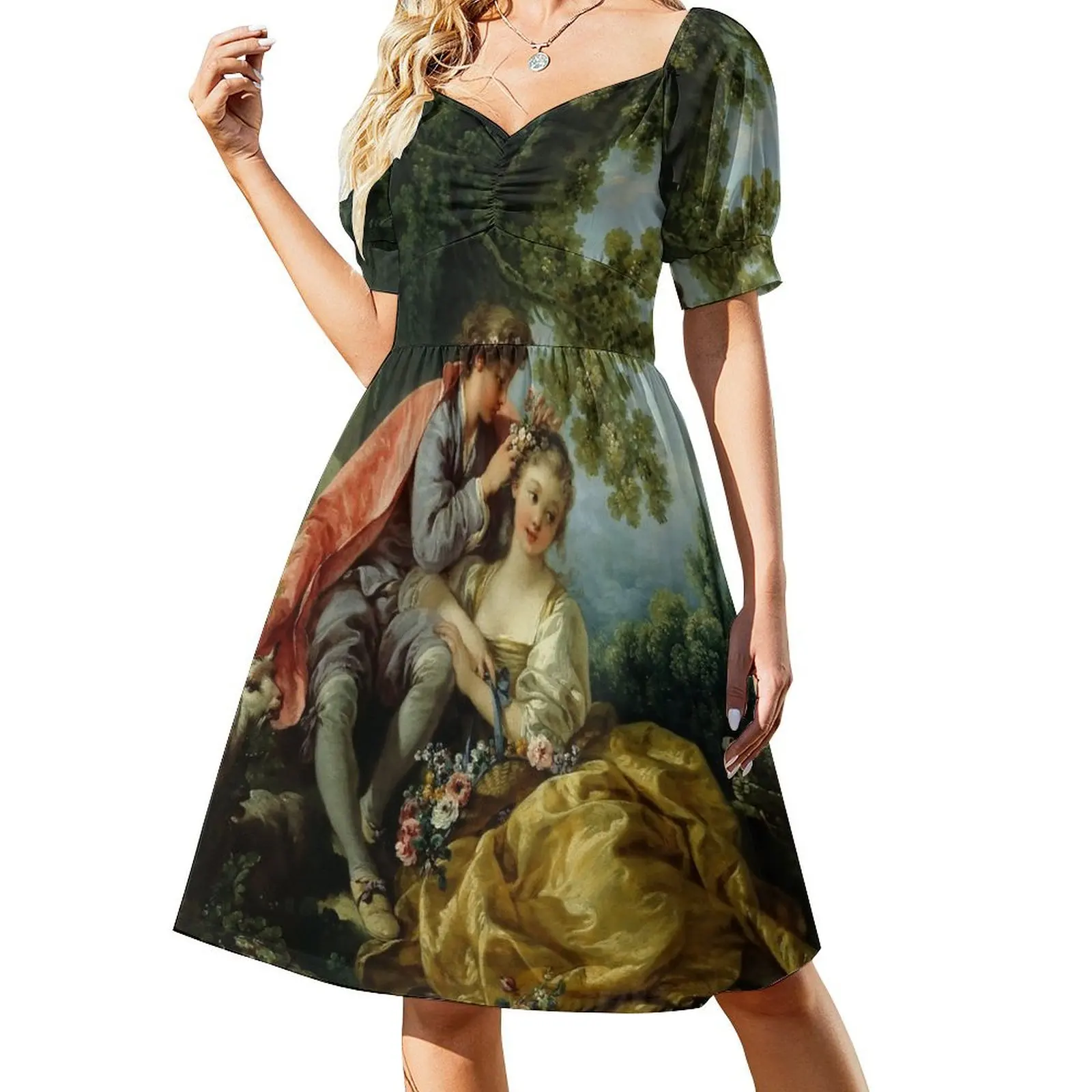 Franois Boucher The Four Seasons, Spring Short-Sleeved Dress womens clothing luxury dress evening dress long dresses for women
Franois Boucher The Four Seasons, Spring Short-Sleeved Dress womens clothing luxury dress evening dress long dresses for women