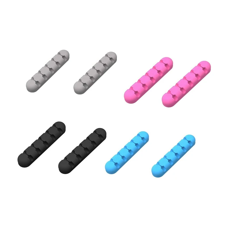 Silicone Cable Winder Plug Holder Cord Management Desk Wire USB Data Charger Cable Storage Organizer 2Pcs
Silicone Cable Winder Plug Holder Cord Management Desk Wire USB Data Charger Cable Storage Organizer 2Pcs