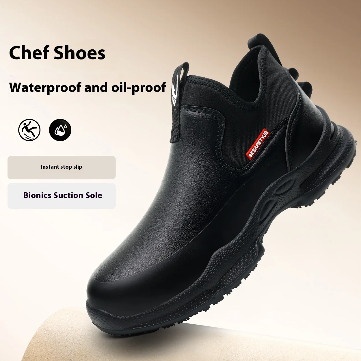 Chef Shoes Four Season New Anti Slip Oil Resistant Business Casual Men's Work Leather Bathroom Shoes Comfort Soft Soled
Chef Shoes Four Season New Anti Slip Oil Resistant Business Casual Men's Work Leather Bathroom Shoes Comfort Soft Soled