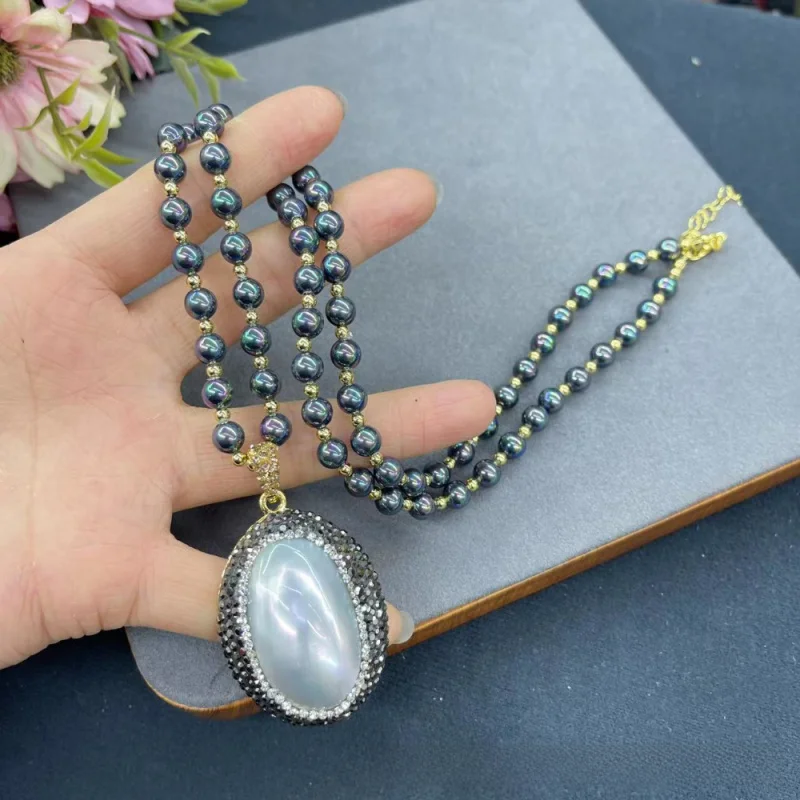 New Gray Shell Pendant Sweater Chain Women'S Jewelry Personality Trend Simple Luxury Lady Necklace Accessories
New Gray Shell Pendant Sweater Chain Women'S Jewelry Personality Trend Simple Luxury Lady Necklace Accessories