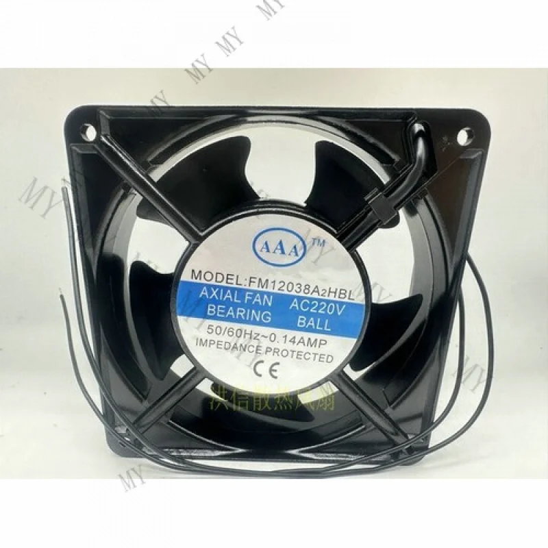 TT 1 PCS FOR AAA FM12038A2HBL AC220V 0.14A 120*38MM 2 wire aluminum frame fan #
TT 1 PCS FOR AAA FM12038A2HBL AC220V 0.14A 120*38MM 2 wire aluminum frame fan #