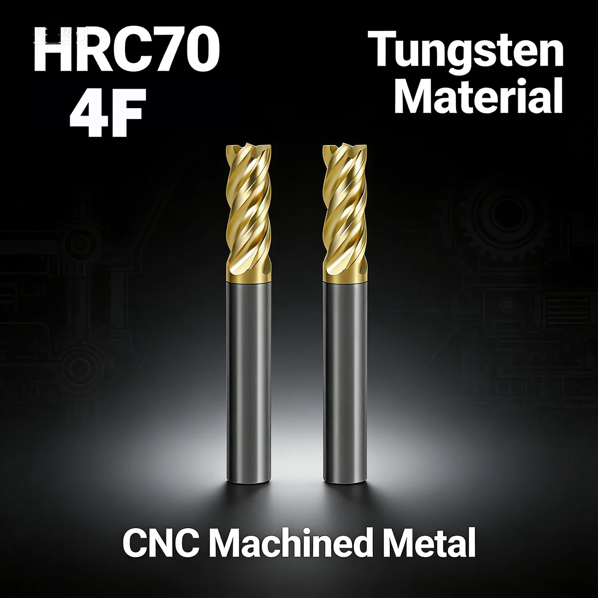 4 Flutes HRC70 Flat End Mill Tungsten Steel Carbide AD Coating Milling Cutter CNC Mechanical Endmil
4 Flutes HRC70 Flat End Mill Tungsten Steel Carbide AD Coating Milling Cutter CNC Mechanical Endmil
