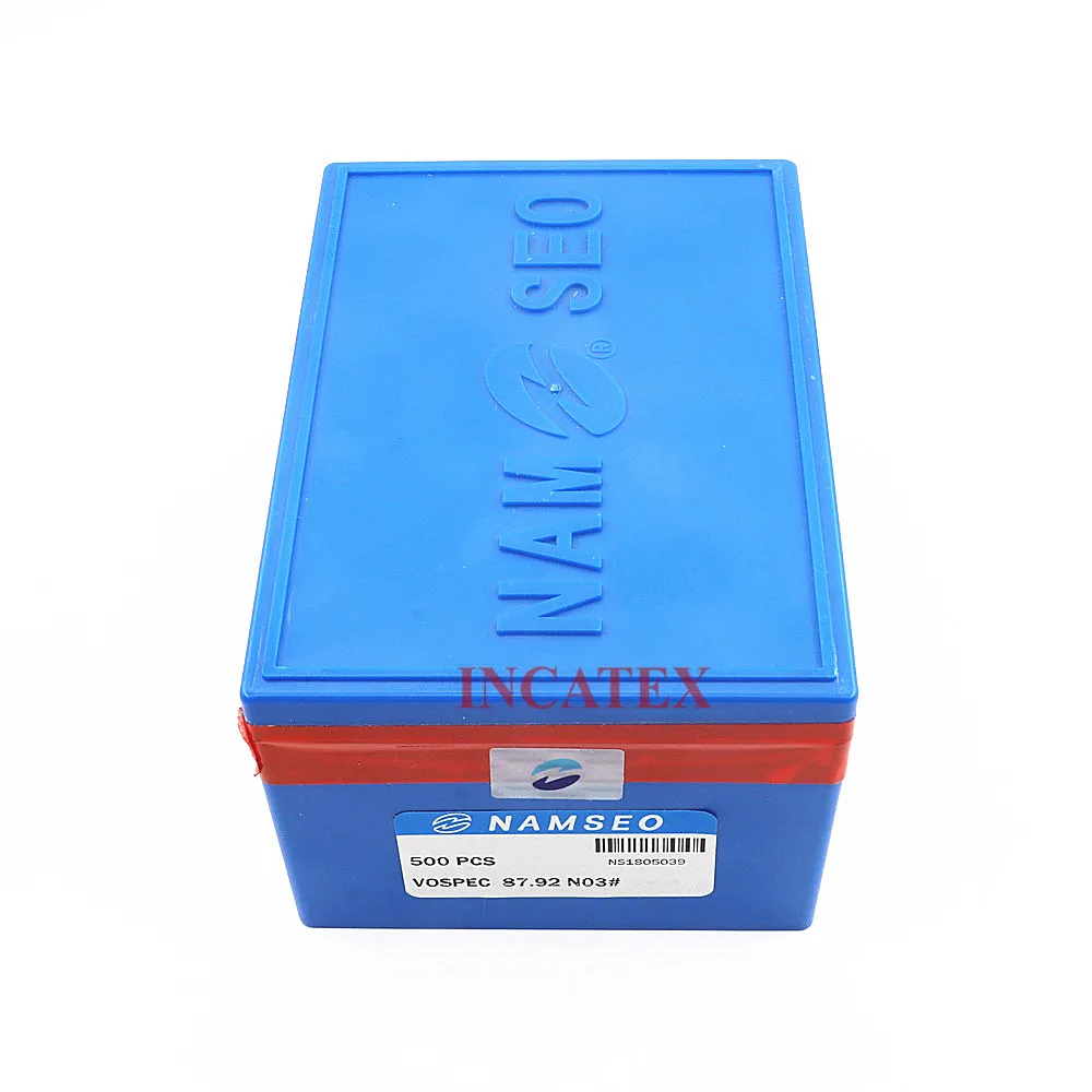 500 шт. оригинальные вязальные спицы Korea NAMSEO VOSPEC 87.92 N03 # Для вязальной машины Steiger 12G игла
500 шт. оригинальные вязальные спицы Korea NAMSEO VOSPEC 87.92 N03 # Для вязальной машины Steiger 12G игла