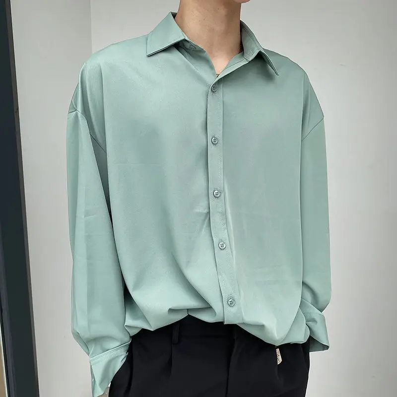 2023 Spring New Solid Color Men's Clothing Temperament Vintage Loose Fashion Long Sleeve Lapel Youth Trend Korean Version Shirt
2023 Spring New Solid Color Men's Clothing Temperament Vintage Loose Fashion Long Sleeve Lapel Youth Trend Korean Version Shirt