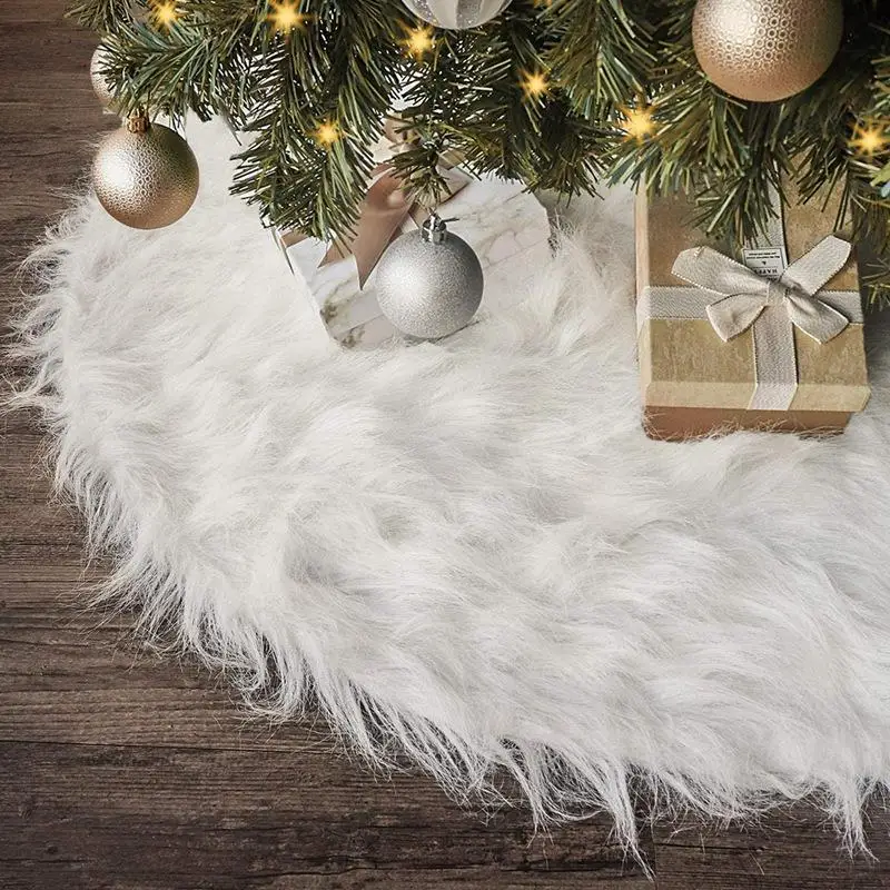 Different Sizes White Plush Christmas Tree Skirt Christmas Tree Base Ornaments Soft Faux Fur Carpet For Home Xmas Floor Decor
Different Sizes White Plush Christmas Tree Skirt Christmas Tree Base Ornaments Soft Faux Fur Carpet For Home Xmas Floor Decor