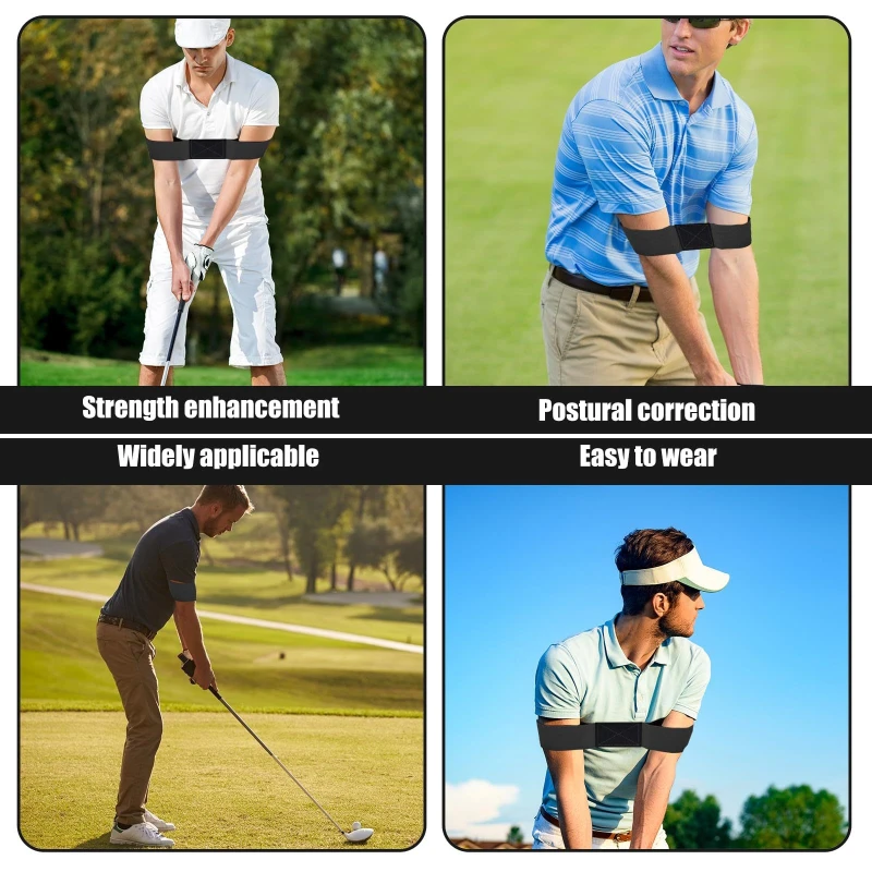 Hand movement exercise corrector to assist in correcting arm posture - elastic band for golf swing correction - band
Hand movement exercise corrector to assist in correcting arm posture - elastic band for golf swing correction - band