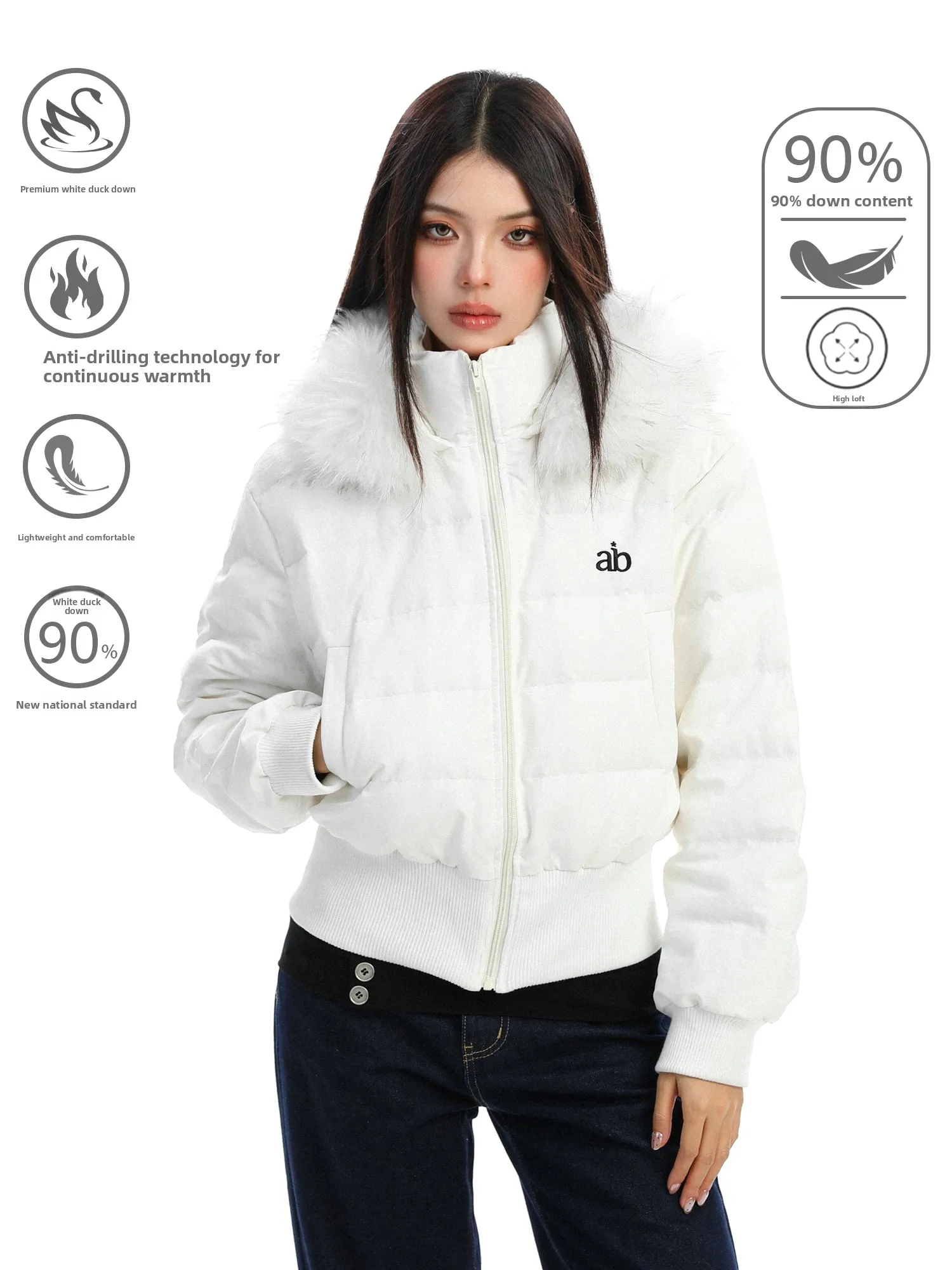 Женская утепленная куртка Biggold с капюшоном, наполненная пухом (90% белый пух), с меховым воротником, приталенная, повседневная, теплая, гарантия тепла
Женская утепленная куртка Biggold с капюшоном, наполненная пухом (90% белый пух), с меховым воротником, приталенная, повседневная, теплая, гарантия тепла