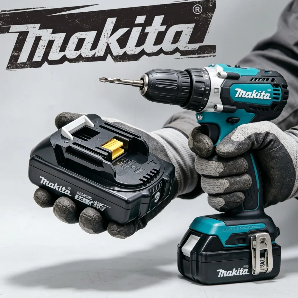 Makita 18V Original 3Ah Rechargeable Lithium-Ion Battery BL1820B Compatible with Makita 18V Power Tools
Makita 18V Original 3Ah Rechargeable Lithium-Ion Battery BL1820B Compatible with Makita 18V Power Tools