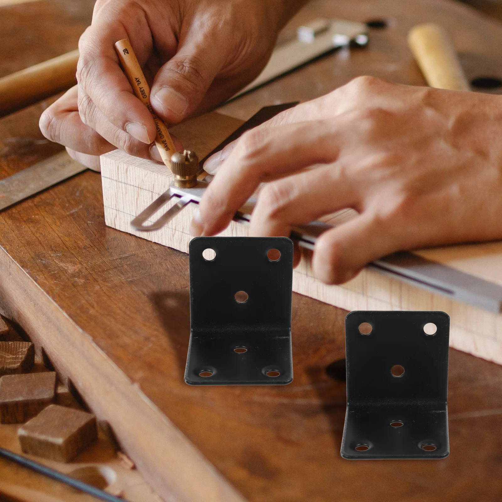 10Pcs Heavy Duty L Brackets Iron Shelf Supports Multi Purpose Kitchen Bathroom Bedroom Office Decor Angle Iron
10Pcs Heavy Duty L Brackets Iron Shelf Supports Multi Purpose Kitchen Bathroom Bedroom Office Decor Angle Iron