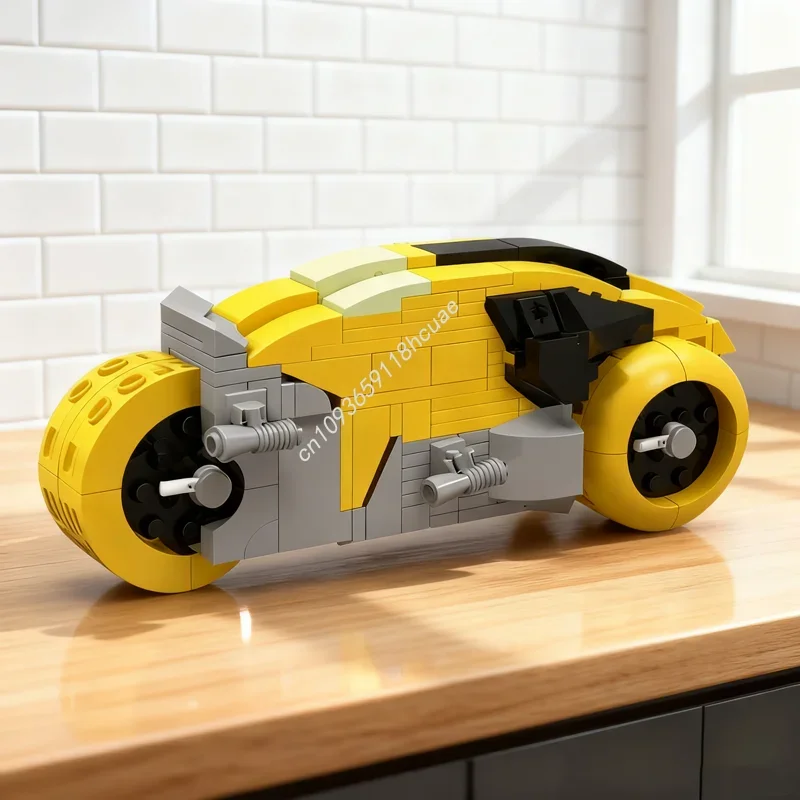 256pcs MOC Tron LightCycle Yellow Disneienyed Model Building Blocks Assemble Christmas Gift DIY Creative Toys Idea Birthday
256pcs MOC Tron LightCycle Yellow Disneienyed Model Building Blocks Assemble Christmas Gift DIY Creative Toys Idea Birthday