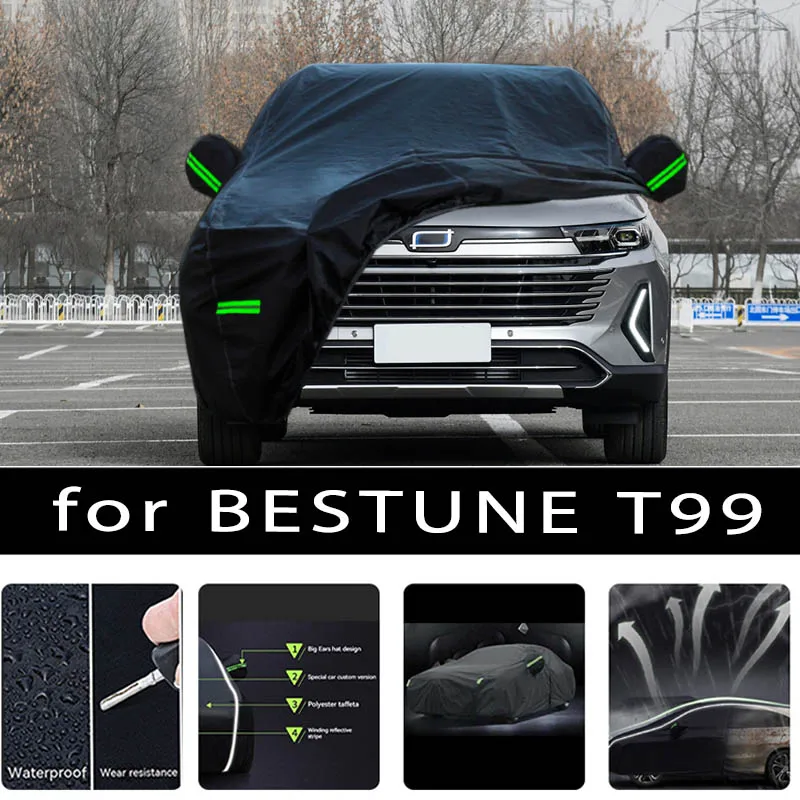 For BESTUNE T99 Car Covers Outdoor Waterproof Sun Rain Snow Protection UV Auto Cover 190T Car Protective Full Covers
For BESTUNE T99 Car Covers Outdoor Waterproof Sun Rain Snow Protection UV Auto Cover 190T Car Protective Full Covers