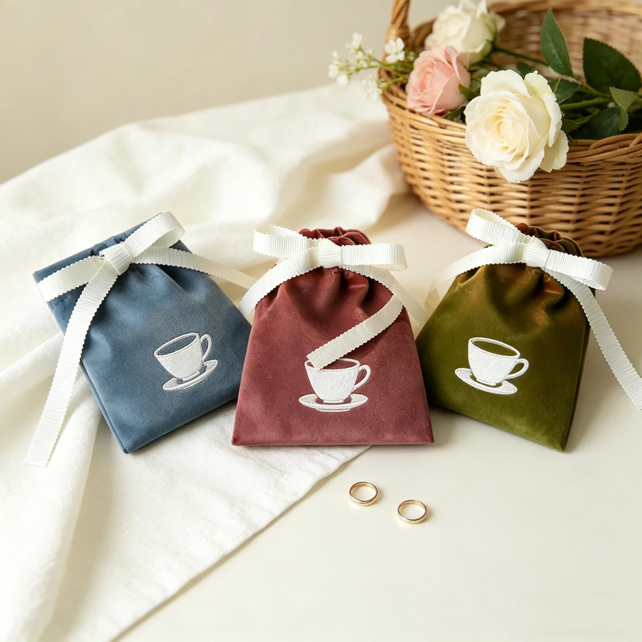 Bulk 100PcsCustom Logo Black Flannel Jewelry Drawstring Bag with White Ribbon Gift Packaging Velvet Pouches For Earrings Rings
Bulk 100PcsCustom Logo Black Flannel Jewelry Drawstring Bag with White Ribbon Gift Packaging Velvet Pouches For Earrings Rings