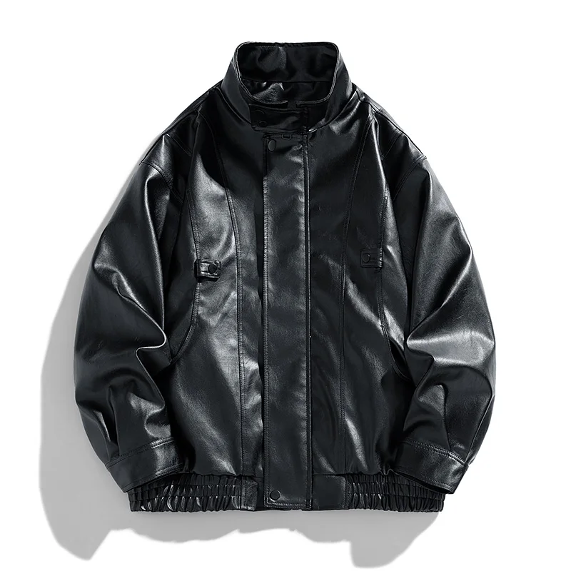 2025 Men Classic Motorcycly Style Leather Jacket Fashion Casual Stand Collar Men's Jacket Windproof Waterproof Overcoat
2025 Men Classic Motorcycly Style Leather Jacket Fashion Casual Stand Collar Men's Jacket Windproof Waterproof Overcoat