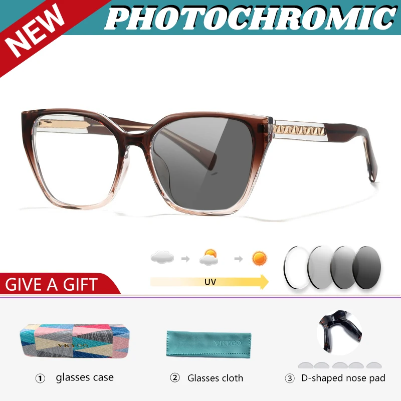 CAIDERONI Women's Cat-eye Stylish Glasses with Customizable Prescriptions, Anti-blue Light Lenses, and Multifocal Features 27017
CAIDERONI Women's Cat-eye Stylish Glasses with Customizable Prescriptions, Anti-blue Light Lenses, and Multifocal Features 27017