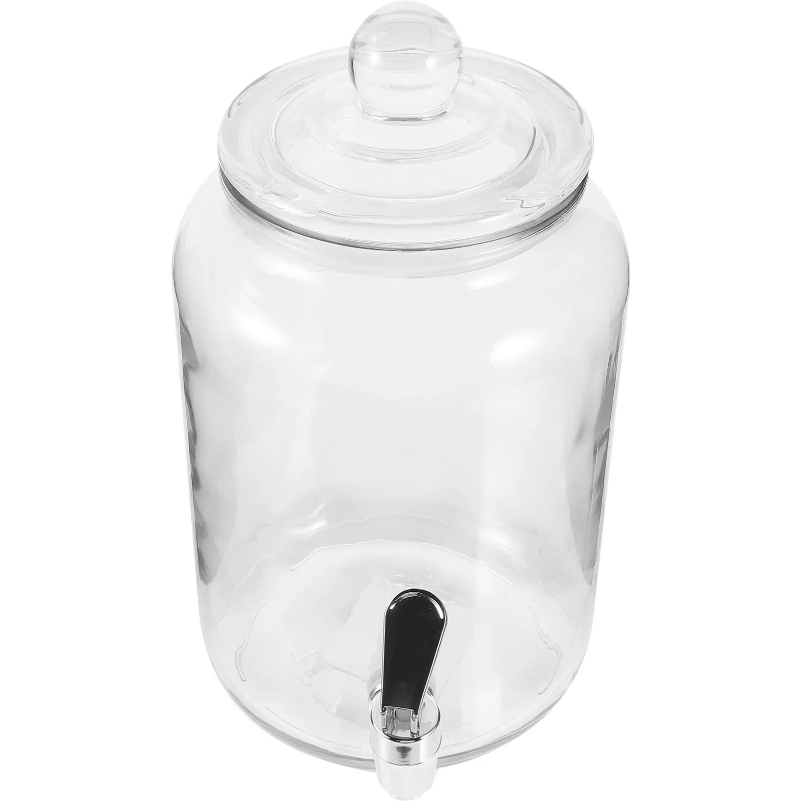 Glass Juice Can Large Capacity Beverage Dispenser Faucet Elegant Wine Storage Holder Cold Drink Container for Party Wedding
Glass Juice Can Large Capacity Beverage Dispenser Faucet Elegant Wine Storage Holder Cold Drink Container for Party Wedding