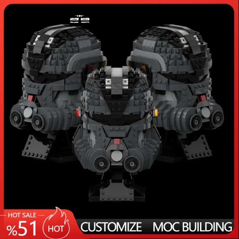 1101Parts Combat Black Helmet MOC Model Custom Building Blocks Desktop Ornament Collection Toy Holiday Gift For Hobby Collectors
1101Parts Combat Black Helmet MOC Model Custom Building Blocks Desktop Ornament Collection Toy Holiday Gift For Hobby Collectors