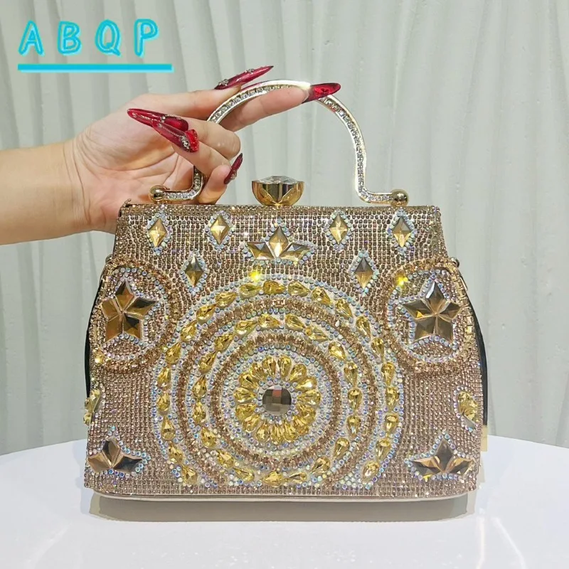 Evening Handbag Luxury Brand Diamond-encrusted Sparkling Dinner Party Handbag Diamond-encrusted Fashionable Women's Shoulder Bag
Evening Handbag Luxury Brand Diamond-encrusted Sparkling Dinner Party Handbag Diamond-encrusted Fashionable Women's Shoulder Bag