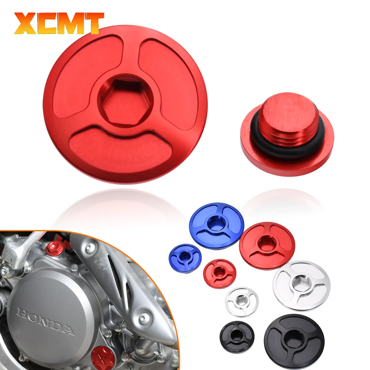 For Honda Motocross Engine Timing Plug Cover CRF150R CRF250R CRF450R CRF450X TRX400EX CRF 150 250 450 R X CBR600RR CBR1000RR TRX
For Honda Motocross Engine Timing Plug Cover CRF150R CRF250R CRF450R CRF450X TRX400EX CRF 150 250 450 R X CBR600RR CBR1000RR TRX