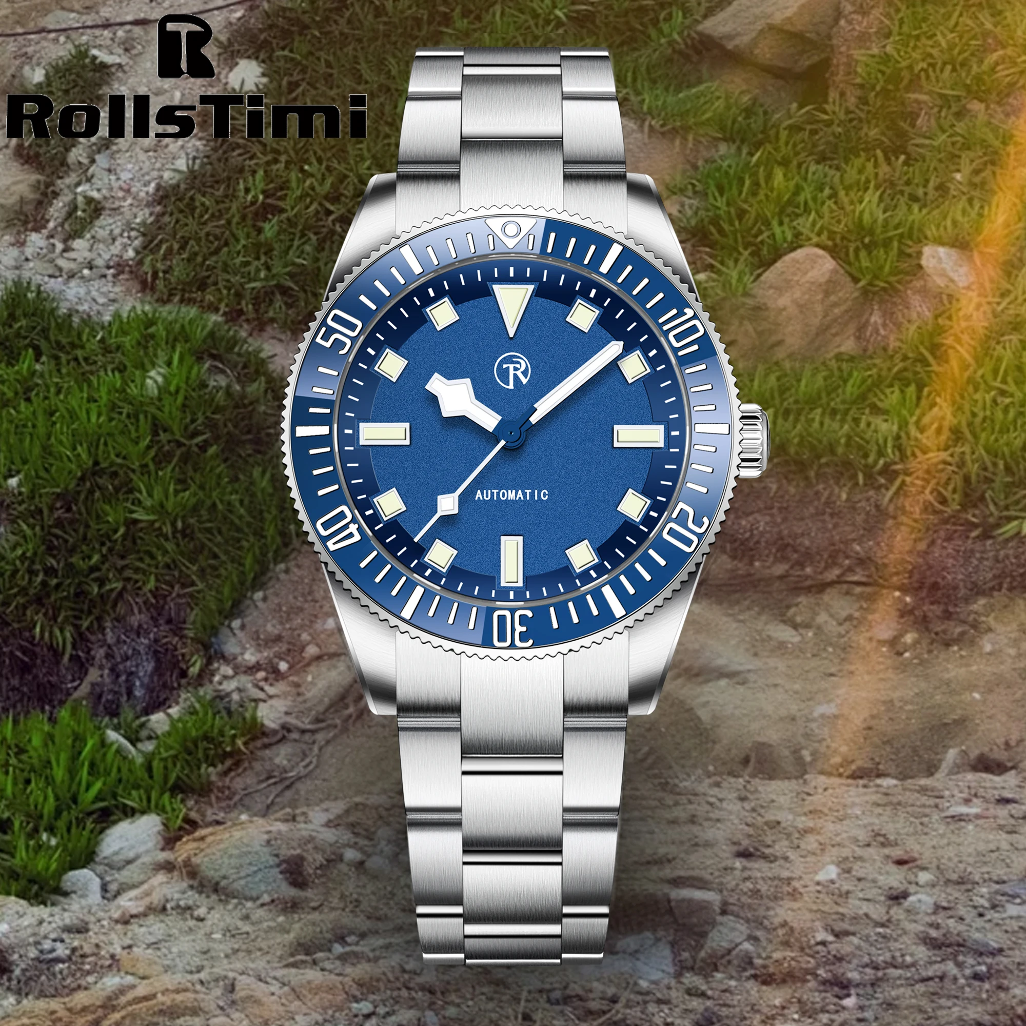 RollsTimi Men's Watch Automatic Watch Men's Mechanical Watch Fashion Sapphire Mirror Wristwatch Stainless Steel Waterproof Clock
RollsTimi Men's Watch Automatic Watch Men's Mechanical Watch Fashion Sapphire Mirror Wristwatch Stainless Steel Waterproof Clock