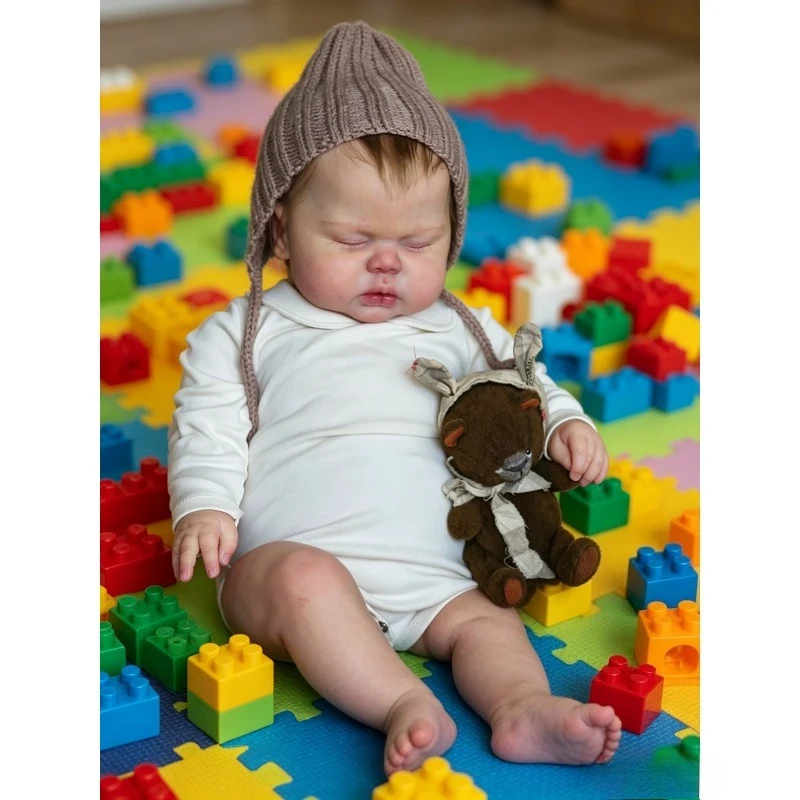 60cm Pickle Cloth Body Toddler Reborn Doll with 3D Skin Multiple Layers Painting with Visible Veins Soft Touch Doll
60cm Pickle Cloth Body Toddler Reborn Doll with 3D Skin Multiple Layers Painting with Visible Veins Soft Touch Doll