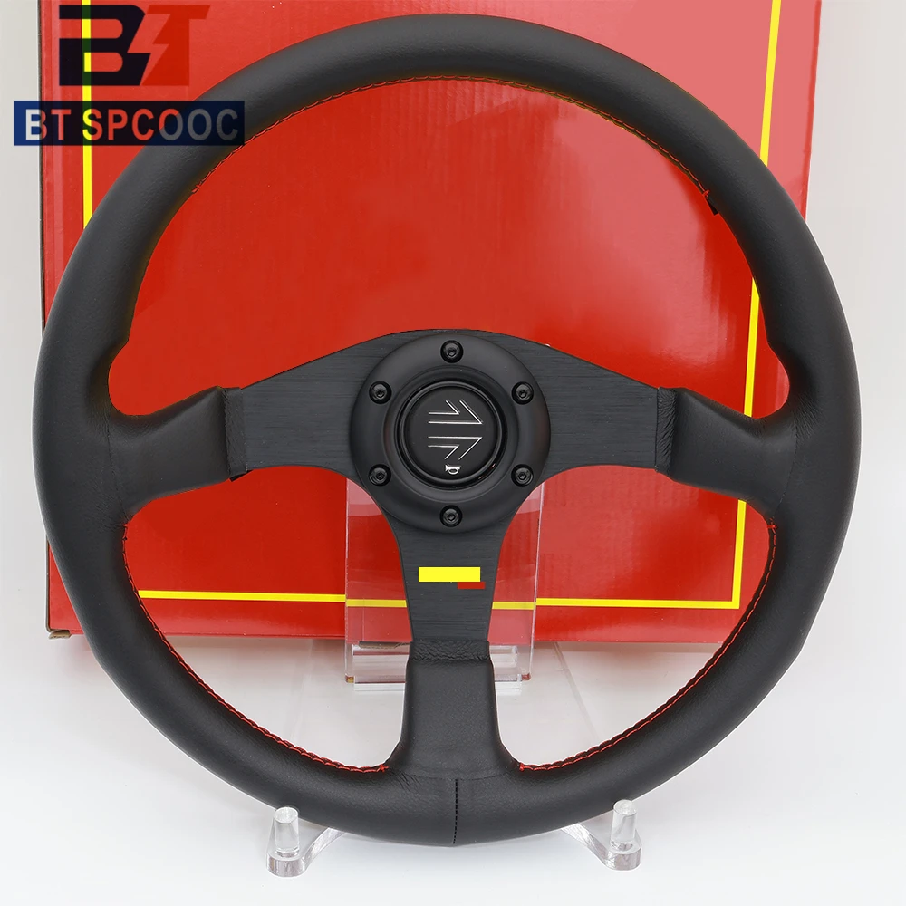Tuner 14inch 350mm Car Sports Steering Wheel Real Leather Italy Style JDM Red Line M250402
Tuner 14inch 350mm Car Sports Steering Wheel Real Leather Italy Style JDM Red Line M250402