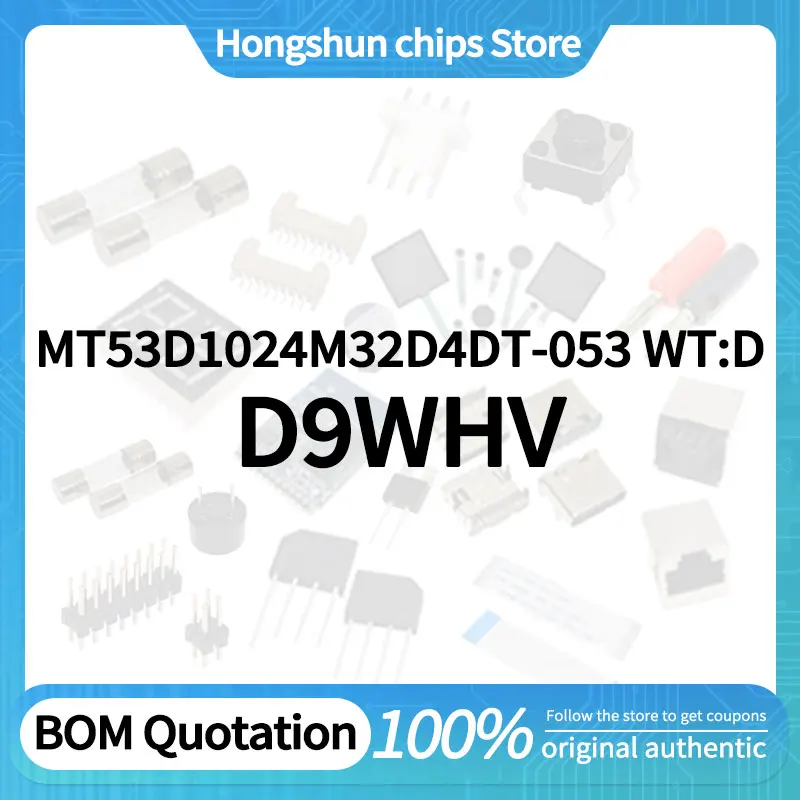 MT53D1024M32D4DT-053 WT:D D9WHV Standard version
MT53D1024M32D4DT-053 WT:D D9WHV Standard version