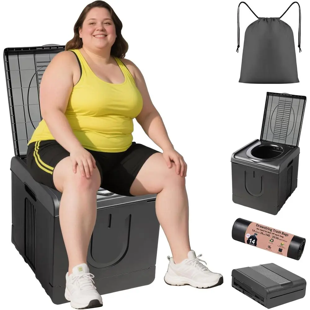 Compact Portable Toilet for Camping, Travel, and Outdoor Adventures
Compact Portable Toilet for Camping, Travel, and Outdoor Adventures