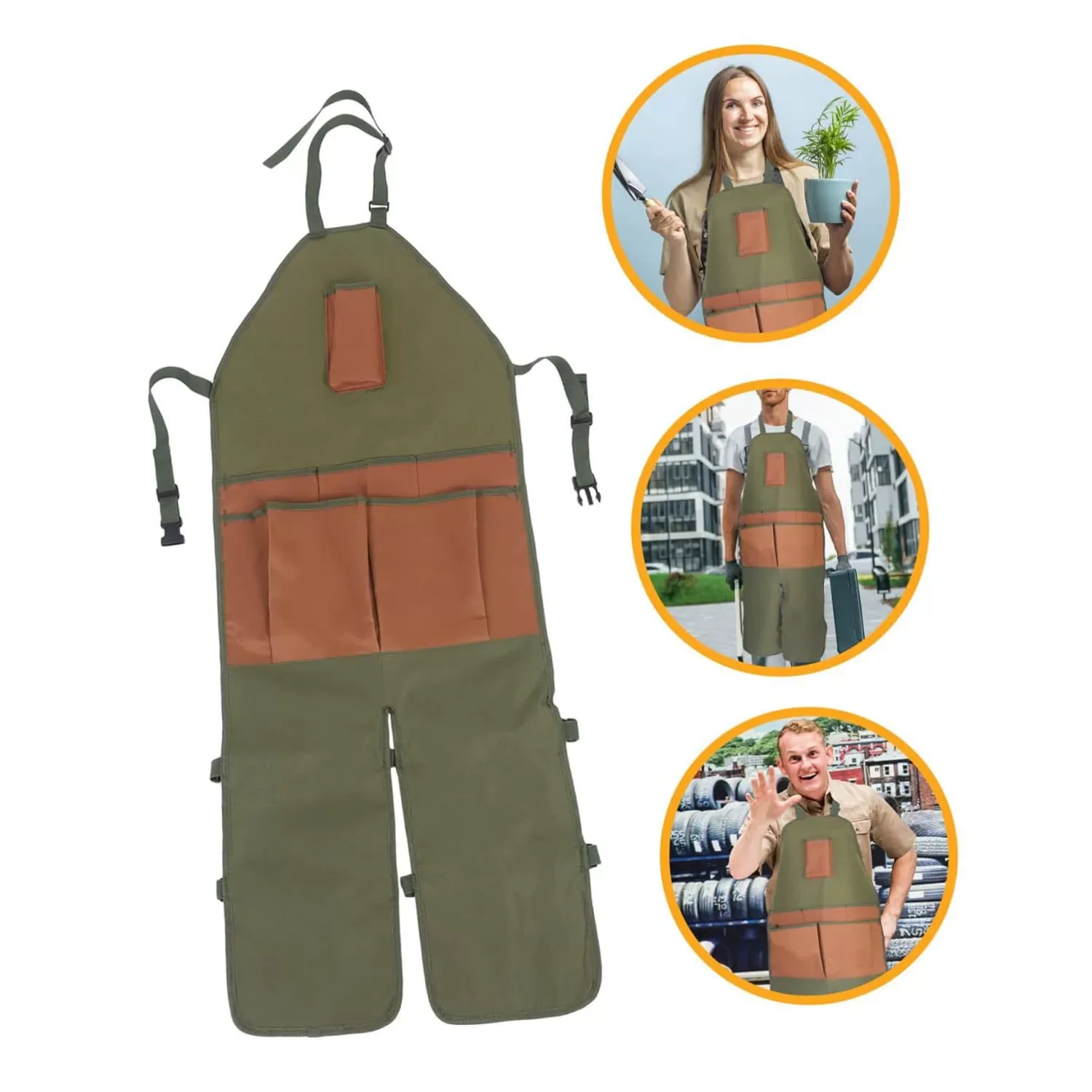 Gardening Apron Oxford Fabric Waterproof Wear Resistant Multi Pockets Leg Guard Anti Dirt For Outdoor Pruning Picking Use
Gardening Apron Oxford Fabric Waterproof Wear Resistant Multi Pockets Leg Guard Anti Dirt For Outdoor Pruning Picking Use
