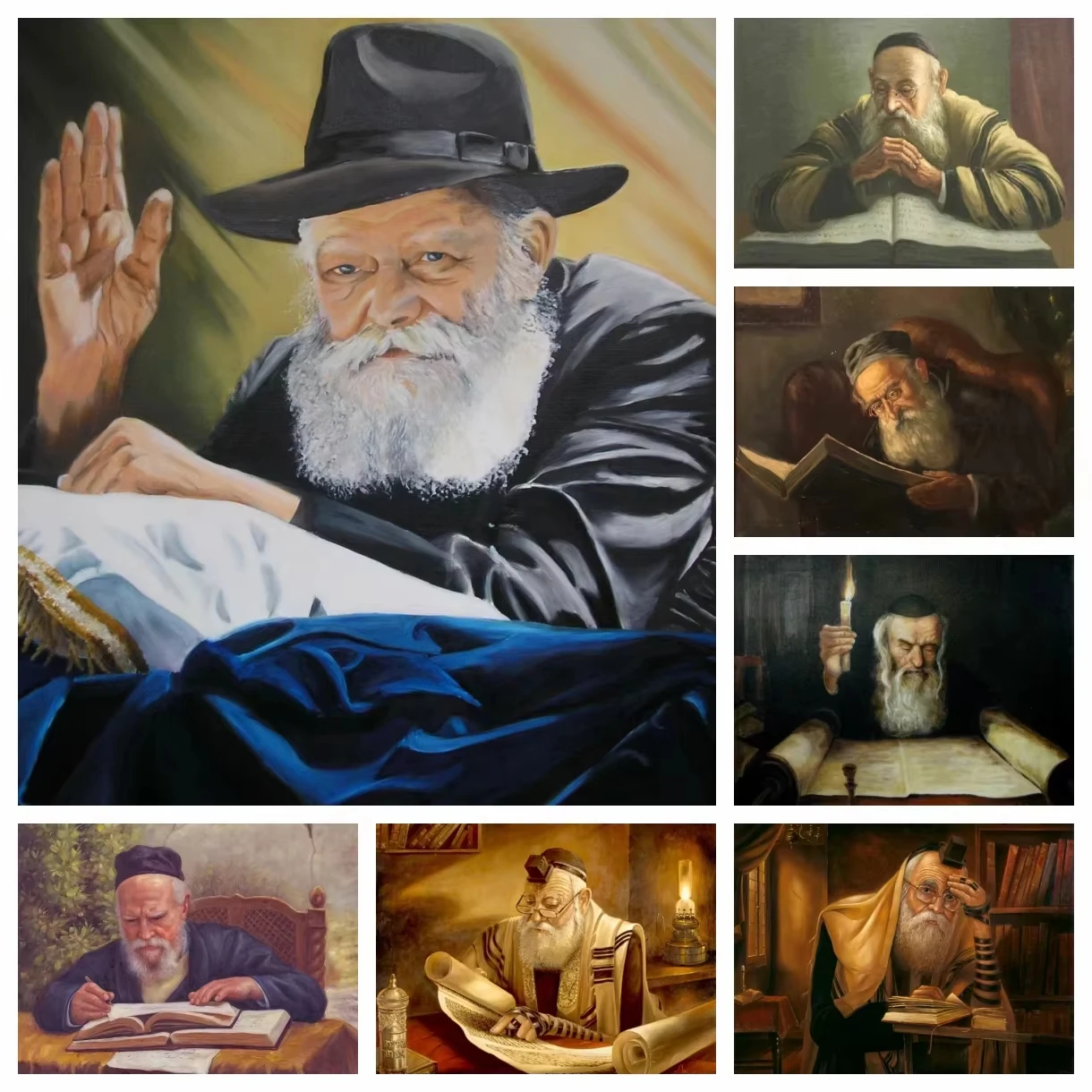 Jigsaw Puzzle 500 1000 1200 2000pcs Rabbi Reading Jewish Character Portrait For Adults Home Decor Relaxing Gift Brain Teaser
Jigsaw Puzzle 500 1000 1200 2000pcs Rabbi Reading Jewish Character Portrait For Adults Home Decor Relaxing Gift Brain Teaser