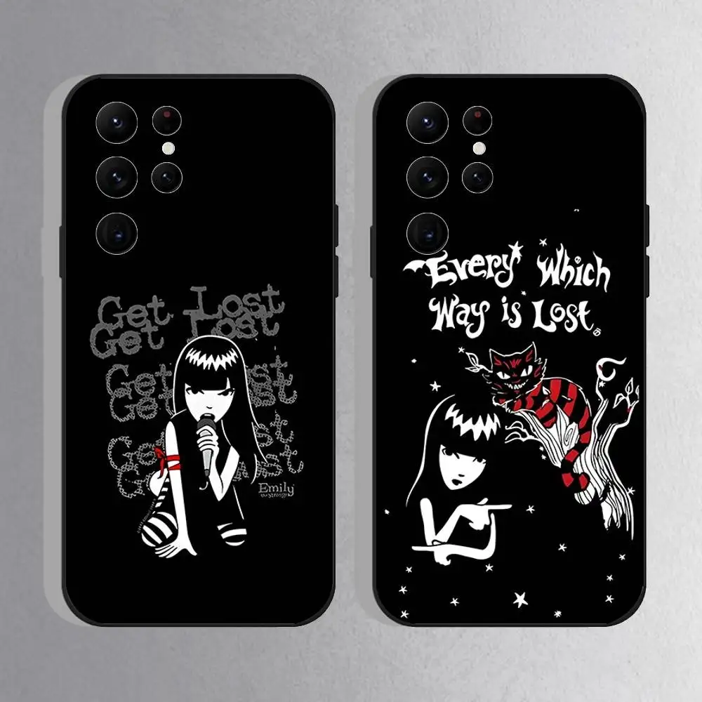 E-Emily The Strange Phone Case For Samsung S25,S24 Ultra,S20,S30 plus,S22 Plus,S23,Ultra 5G Silicone Black Shell
E-Emily The Strange Phone Case For Samsung S25,S24 Ultra,S20,S30 plus,S22 Plus,S23,Ultra 5G Silicone Black Shell