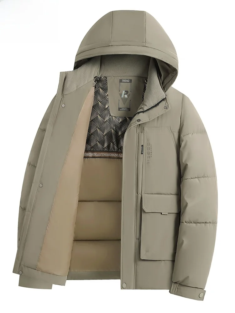 Утепленная хлопковая куртка для мужчин: повседневная, универсальная, теплая зимняя куртка с воротником-стойкой, на молнии, из полиэфирного волокна, с длинными рукавами
Утепленная хлопковая куртка для мужчин: повседневная, универсальная, теплая зимняя куртка с воротником-стойкой, на молнии, из полиэфирного волокна, с длинными рукавами