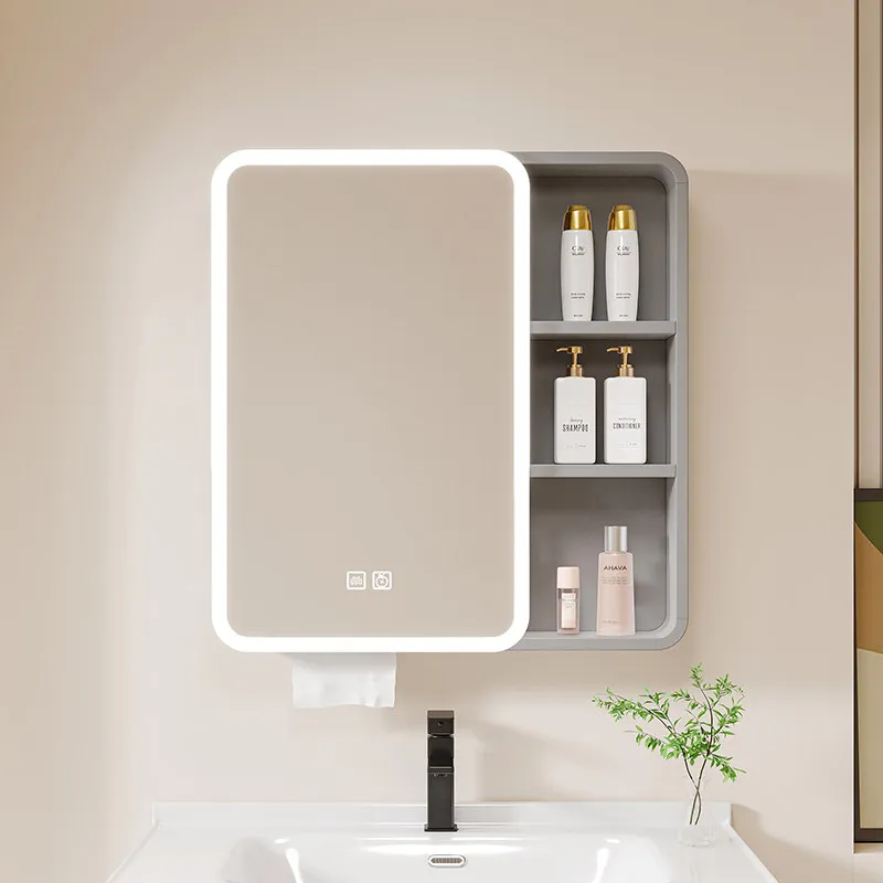 Space Aluminum Wall Mounted Mirror Cabinet, Smart Bathroom Storage Medicine Chest,Large Capacity Hidden Organizer for Toiletries
Space Aluminum Wall Mounted Mirror Cabinet, Smart Bathroom Storage Medicine Chest,Large Capacity Hidden Organizer for Toiletries