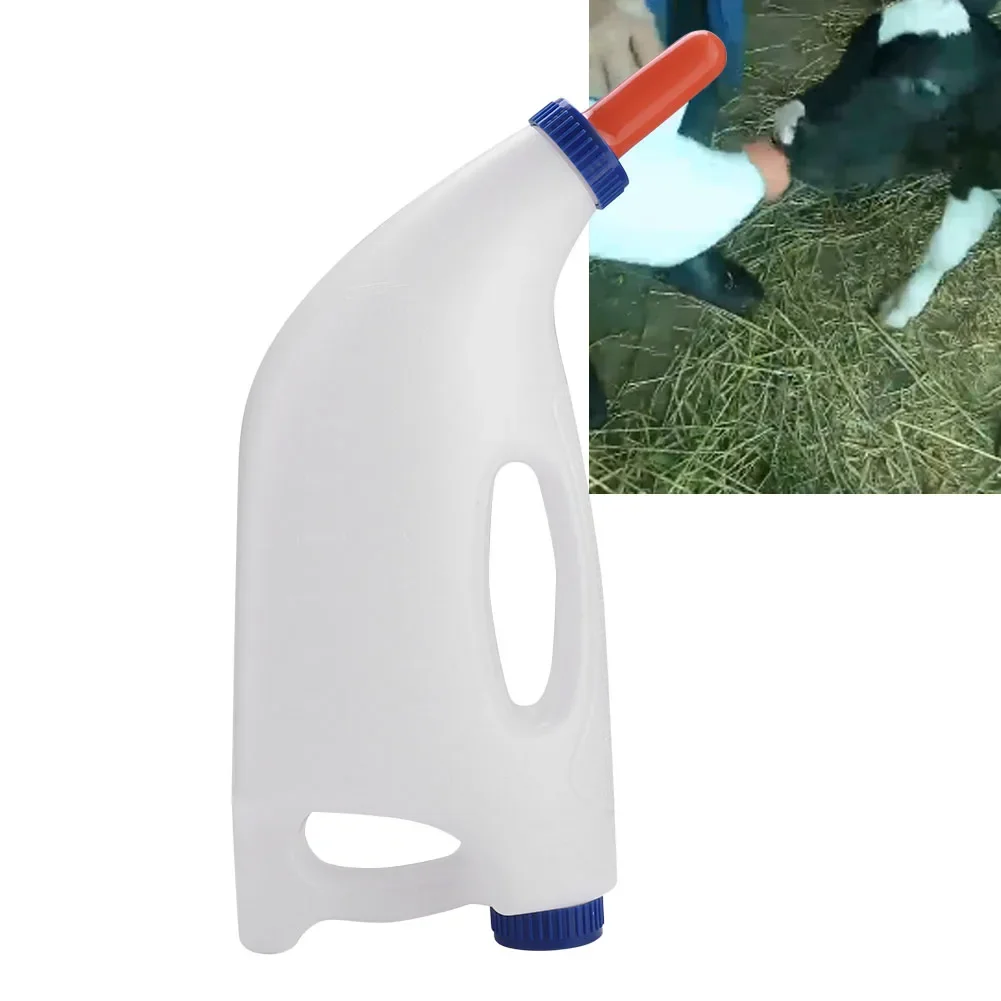 4L Calf Nursing Bottle Horizontal Screw-On Plastic Milk Bottle with Flow Control Valve for Calves
4L Calf Nursing Bottle Horizontal Screw-On Plastic Milk Bottle with Flow Control Valve for Calves