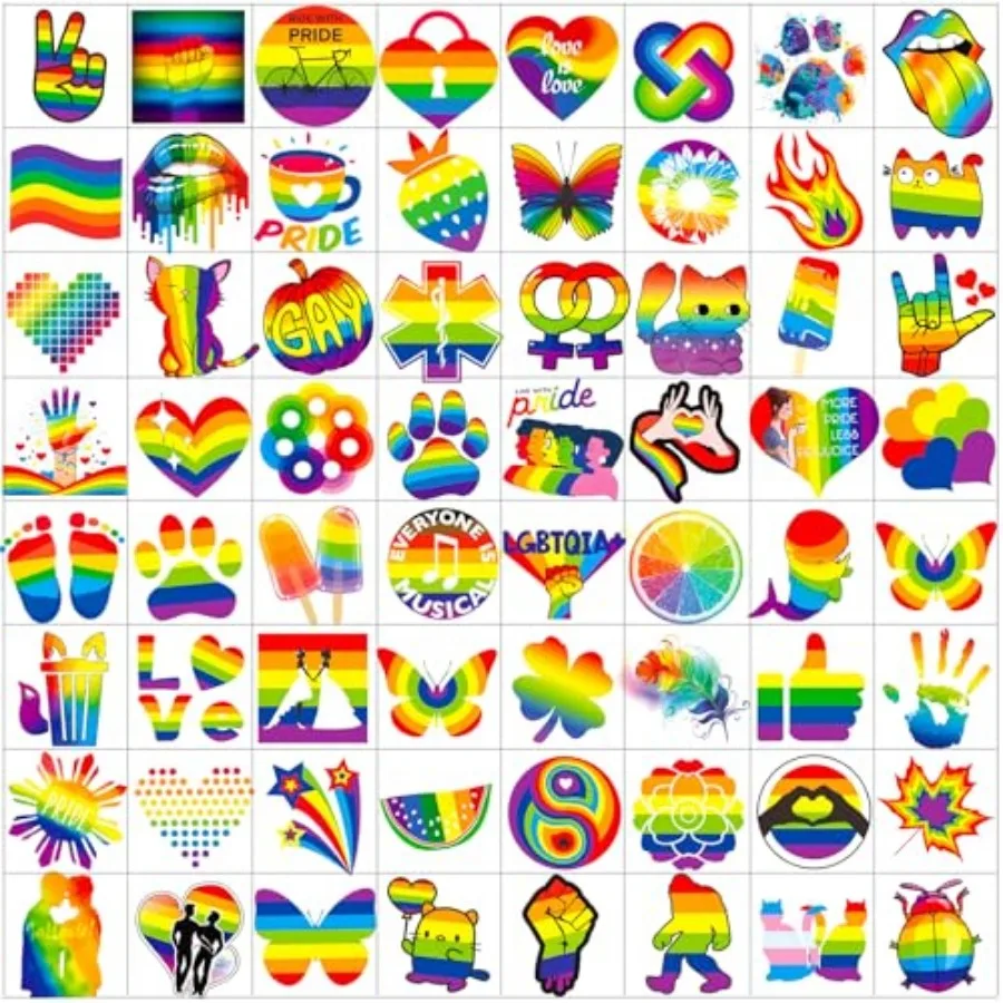 20 Sheets 2026 Pride Temporary Tattoos, 170+ PCS LGBT Rainbow Gay Pride tattoos Stickers for Women, Men, Adults, Rave Party Acc
20 Sheets 2026 Pride Temporary Tattoos, 170+ PCS LGBT Rainbow Gay Pride tattoos Stickers for Women, Men, Adults, Rave Party Acc