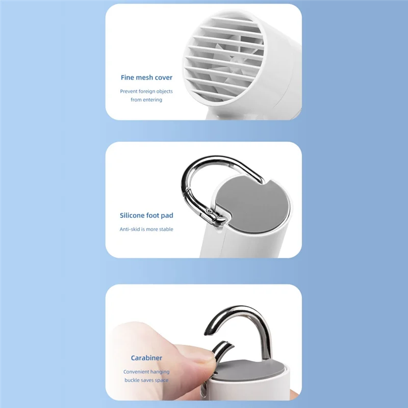 AB11-Handheld Turbo Ice Fan With Hook USB Mini Cold Fan 5-Speeds Wind Adjustable Outdoor Ice Compress Turbo Jet Fan
AB11-Handheld Turbo Ice Fan With Hook USB Mini Cold Fan 5-Speeds Wind Adjustable Outdoor Ice Compress Turbo Jet Fan