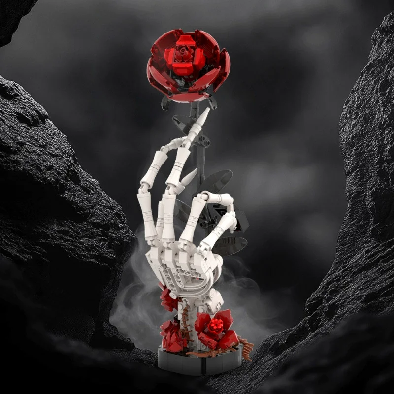 S0077 1334 Skeleton Hand Rose Building Blocks Toy Classic Model Kit, Fun DIY Puzzle Brick Gift For Couple, Festival Collection
S0077 1334 Skeleton Hand Rose Building Blocks Toy Classic Model Kit, Fun DIY Puzzle Brick Gift For Couple, Festival Collection