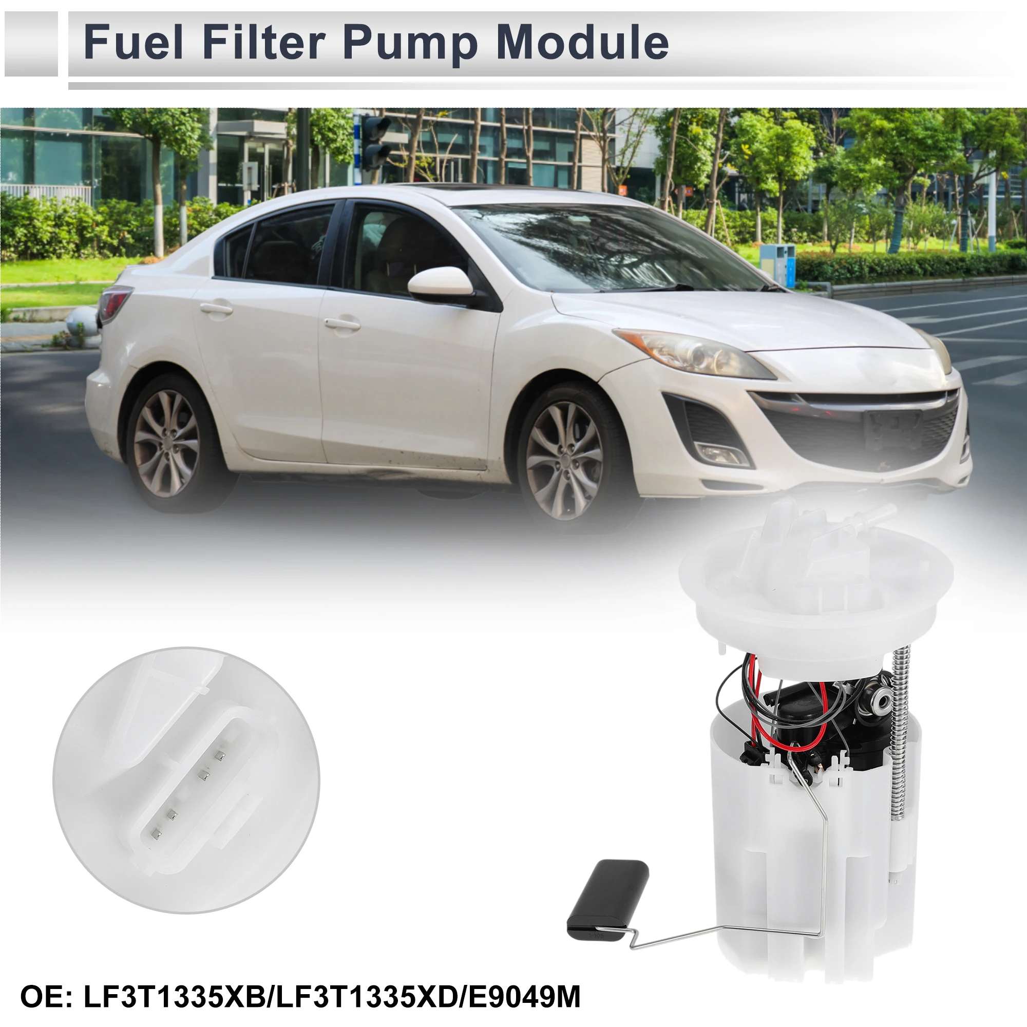 X Autohaux Auto Electric Fuel Pump Assembly for Mazda 3 L4 2.0L Petrol Sedan 2010-2013 Fuel Filter Pump Module No.LF3T-13-35XD
X Autohaux Auto Electric Fuel Pump Assembly for Mazda 3 L4 2.0L Petrol Sedan 2010-2013 Fuel Filter Pump Module No.LF3T-13-35XD
