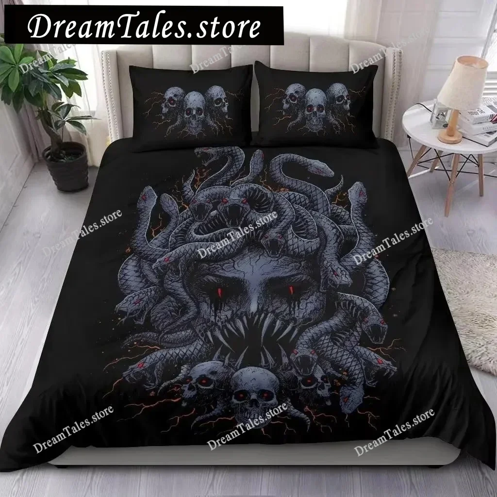 Wonderful Medusa in Myth 3D Duvet Cover Set Greek Mythology Figurine Medusa Themed Bedding Sets Full Queen Size Comforter Cover9
Wonderful Medusa in Myth 3D Duvet Cover Set Greek Mythology Figurine Medusa Themed Bedding Sets Full Queen Size Comforter Cover9