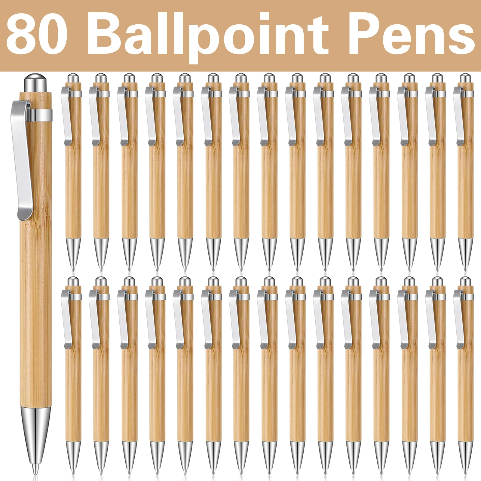 80Pcs Bamboo Ballpoint Pen Wholesalers Office & School Supplies Pens & Writing Supplies Gifts Bamboo Pen
80Pcs Bamboo Ballpoint Pen Wholesalers Office & School Supplies Pens & Writing Supplies Gifts Bamboo Pen