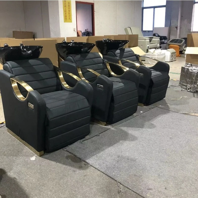 Modern Shampoo Station Barber Shop Beauty Salon Equipment Electric Shampoo Chair with Ceramic Shampoo Bowl
Modern Shampoo Station Barber Shop Beauty Salon Equipment Electric Shampoo Chair with Ceramic Shampoo Bowl