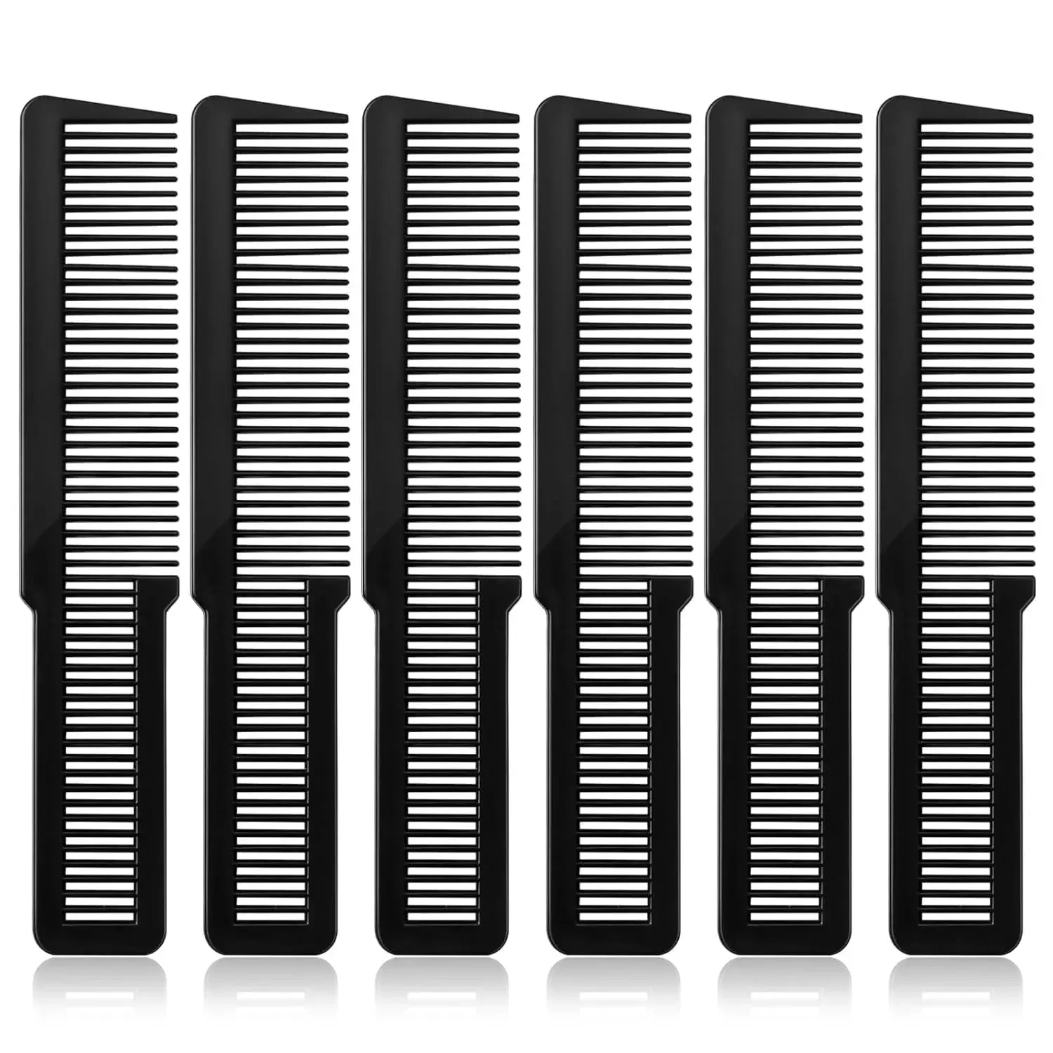 6-Piece Professional Hair Cutting Comb Set for Men and Women, All-Purpose Stylist Tools for Home Salon (Black)
6-Piece Professional Hair Cutting Comb Set for Men and Women, All-Purpose Stylist Tools for Home Salon (Black)
