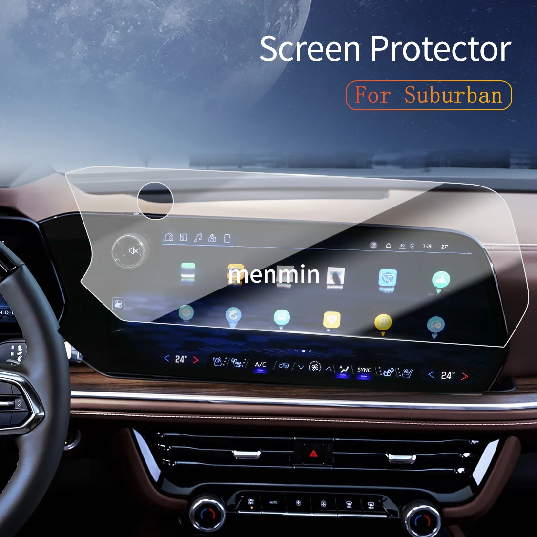 Car Stickers Dash Carplay Mirror Screen Protector Display Tempered Glass Protective Vehicle For 24 Chevrolet Suburban
Car Stickers Dash Carplay Mirror Screen Protector Display Tempered Glass Protective Vehicle For 24 Chevrolet Suburban